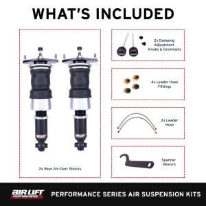 Subaru Impreza Coilover Suspension Kit - Rear - Air Lift - Air Lift Performance - `08-`14